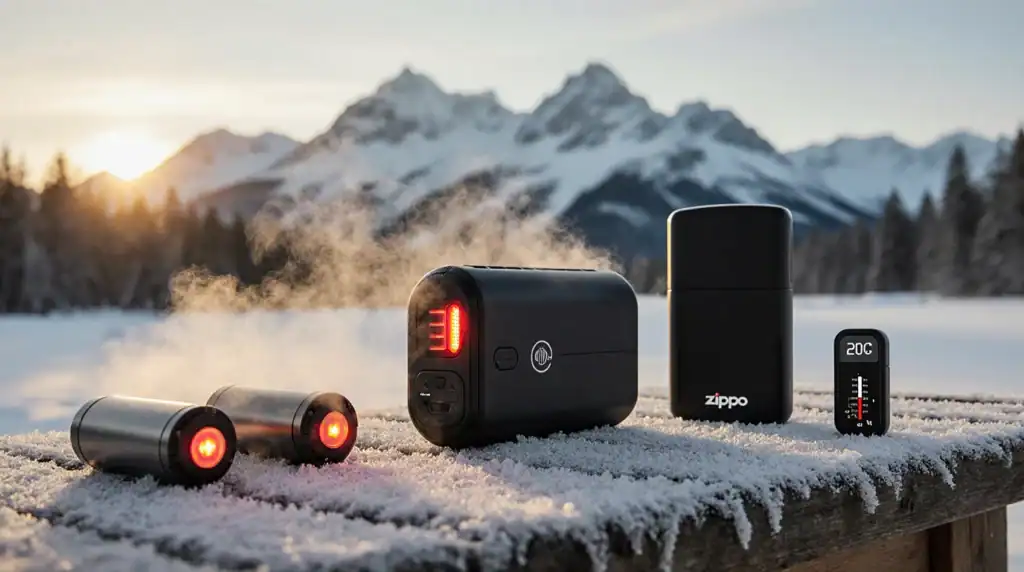 High-quality outdoor portable heating and temperature devices for cold weather activities.