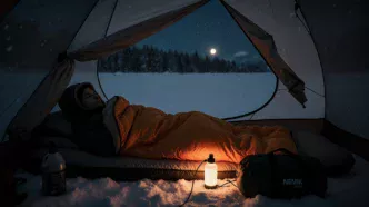 Winter camping