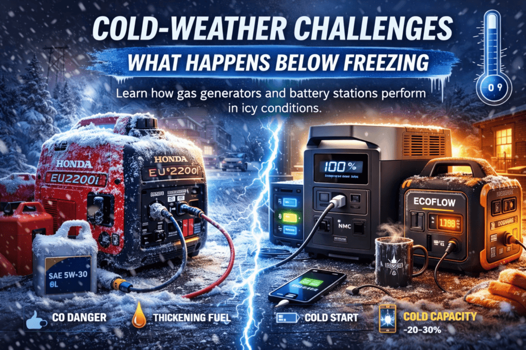 Caught in a winter storm with no power? We break down the best portable generators and battery stations for cold-weather outages — real specs, Arctic-tested advice, and honest pros and cons for every pick.
