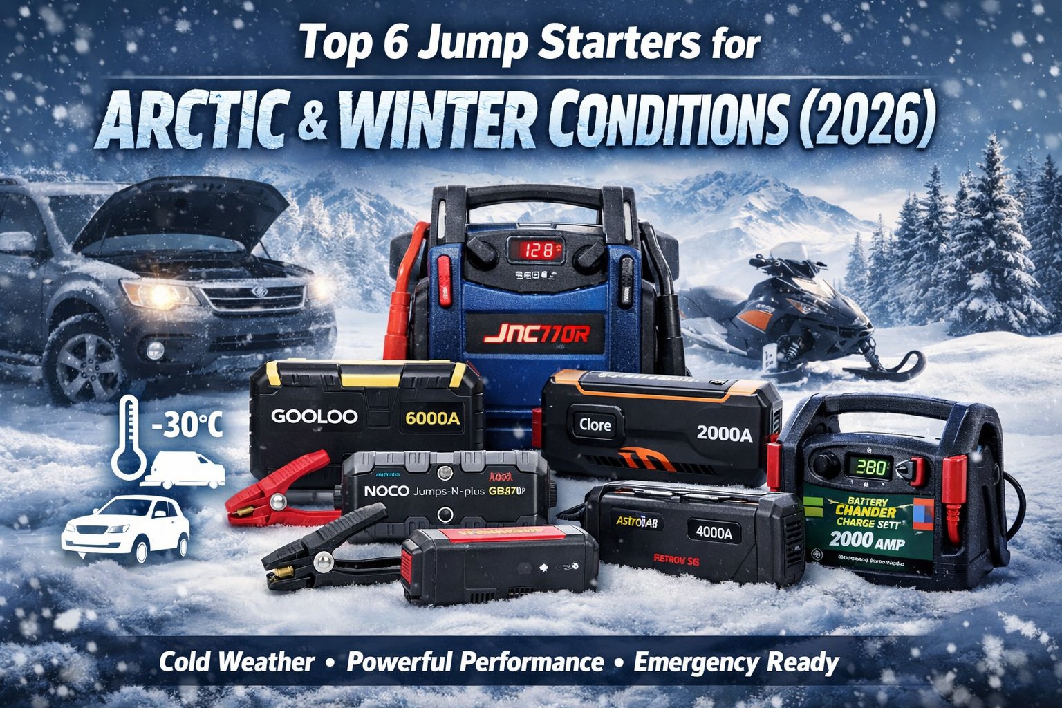 Top 6 Jump Starters for Arctic & Winter Conditions