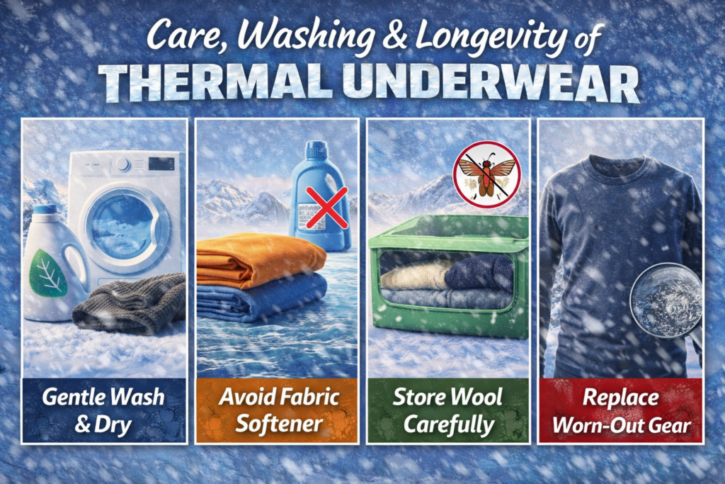 Washing & Longevity of Thermal Underwear