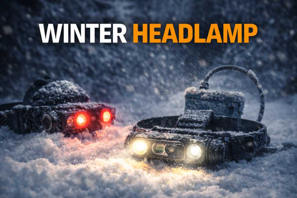 regular headlamp in winter