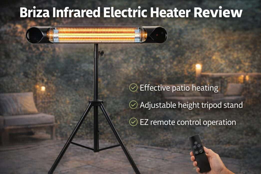 Infrared Electric Patio Heater for Outdoor & Indoor Use.