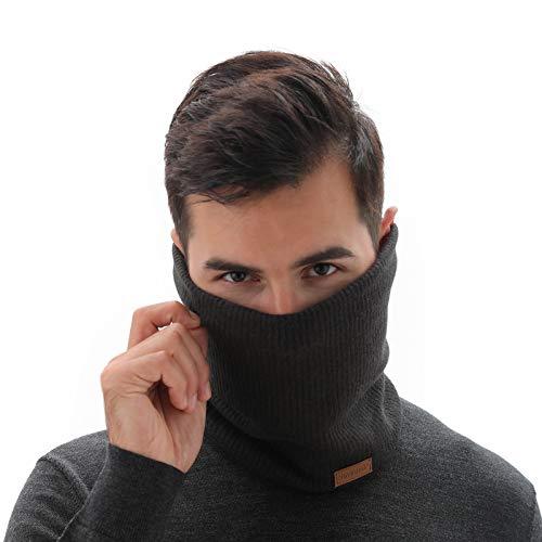 NovForth Winter Neck Warmer Men Ski, Neck Gaiter Face Scarf Women, Fleece Scarf for Men Gaiter Mask, Thick Windproof Scarves