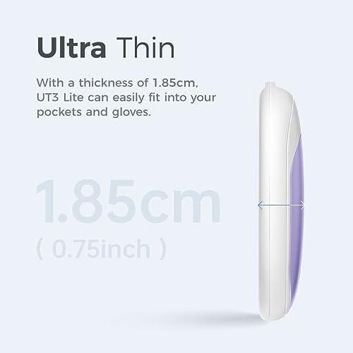 OCOOPA Magnetic Rechargeable Hand Warmers 2 Pack, Fast Heating, 3-Settings, UL Certified, Electric Portable Pocket Heater, Hunting, Golf, Camping Gear, Warm Unique Gifts for Women, UT3 Lite