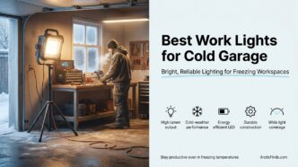High-performance work light for cold garages and freezing workspaces.